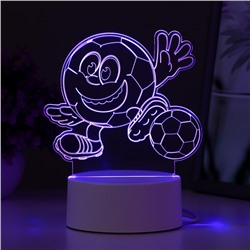 Светильник "Футбик" LED RGB от сети 13х9,5х12,6 см RISALUX