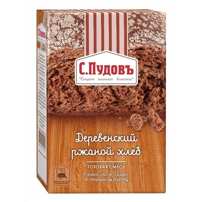 Готовая хлебная смесь Деревенский ржаной хлеб, 0.5 кг