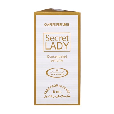 Духи масляные женские Secret Lady, 6 мл