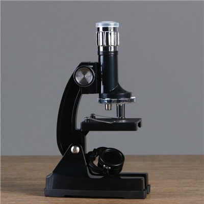 Микроскоп с проектором "Наука", кратность увеличения 50-1200х, с подсветкой,
