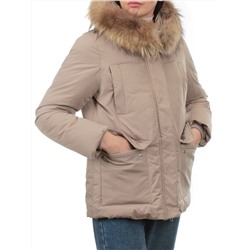 7368 BEIGE Куртка зимняя женская (200 гр. холлофайбер)