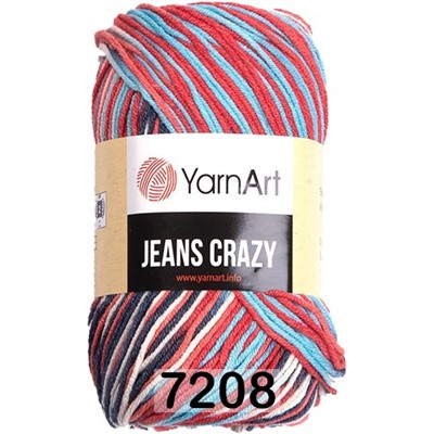 Пряжа YarnArt Jeans Crazy (моток 50 г/160 м)