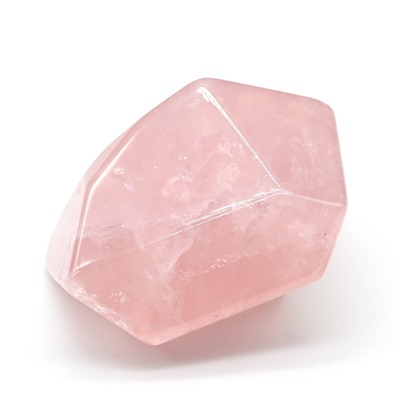 Камень розовый кварц многогранный 46*32*28мм, 60г (G)