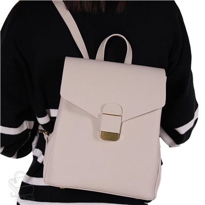 Рюкзак женский кожаный 2056VG white  Vitelli Grassi