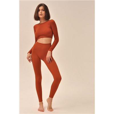 MY Леггинсы PA797 LEGGINGS RIB (1/60) (cinnamon (корица) MY #802124