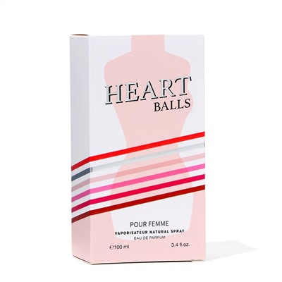 Туалетная вода женская heart balls, 100 мл No brand