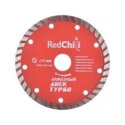 Диск алмазный сегментный 230х22,2мм для сухой резки Red Chili /07-07-07-4/