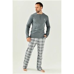 Мужская пижама "Ковбой" 2122-К / Серый