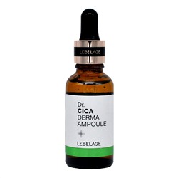 Lebelage Успокаивающая сыворотка с центеллой азиатской / Dr. Cica Derma Ampoule, 30 мл