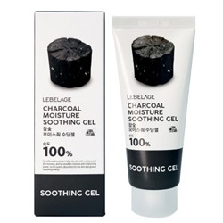 Lebelage Успокаивающий гель на основе экстракта древесного угля / Charcoal Moisture Soothing Gel, 100 мл