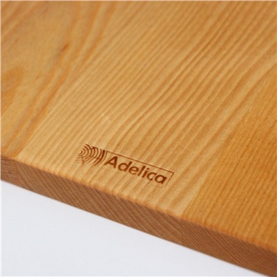 Доска разделочная adelica, 34(+-1 см)×18×1,8 см, береза, в подарочной коробке Adelica