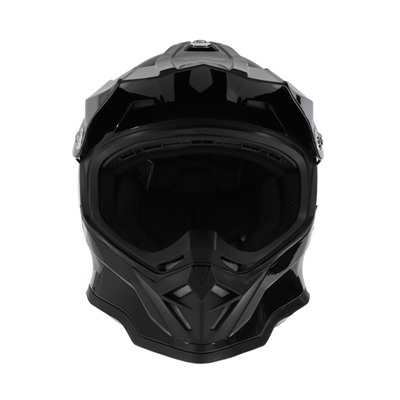 Шлем кроссовый, размер XL (60-61), модель - BLD-819-7, черный глянцевый