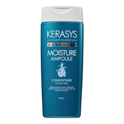 KeraSys Ампульный кондиционер с церамидными ампулами увлажняющий / Advanced Moisture Ampoule, 400 мл