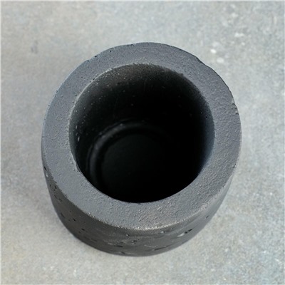 Кашпо цилиндр, 0,3 л, черное Хорошие сувениры
