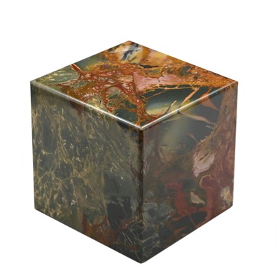 Куб из яшмы Пикассо 60*60мм