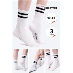 Набор высоких носков 3 пары Happy Fox