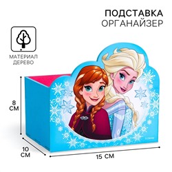 Органайзер для канцелярии, 15х10х8 см, холодное сердце Disney