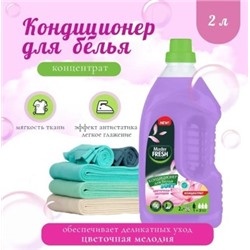 MASTER FRESH Кондиционер для белья 2л Конц. Цветочная мелодия, флакон 1058