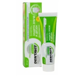 Витэкс Dentavit pro expert Зубная паста защита зубов и десен 90% натуральные компоненты без фтора 85 гр