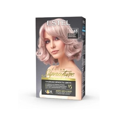 ESTEL COLOR Signature Крем-гель краска для волос тон 10/65 Сияние сакуры