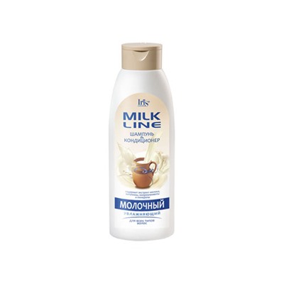 IRIS. Milk Line. Шампунь & Кондиционер Молочный увлажняющий для всех типов волос 500 мл