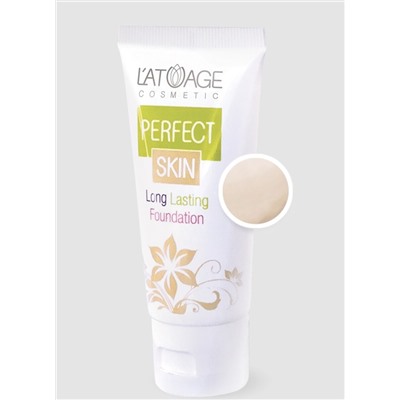 Тональный крем Perfect skin длительного действия №102 бежевый 30г L'atuage