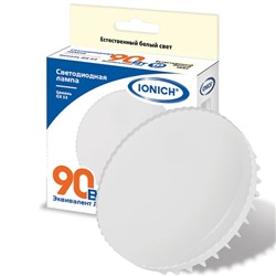 Лампа светодиодная 10W холодный свет 4000K IONICH LED GX53 1136 /55 428/ 1/10