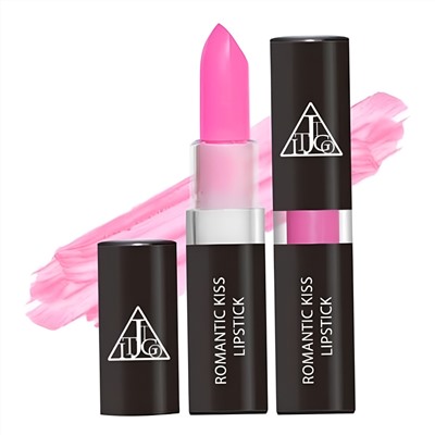 Jigott Кремовая помада для губ / Romantic Kiss Lipstick 07, Spring Pink, 3,5 г