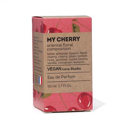 Парфюмерная вода женская Vegan Love Studio My Cherry, 50 мл (по мотивам Cherry In The Air (Escada)