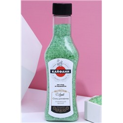 Соль для ванны аромат зеленого яблока 320 г Чистое счастье