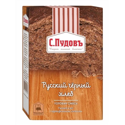 Готовая хлебная смесь Русский черный  хлеб,  0.5 кг