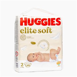 Подгузники "Huggies" Elite Soft 2, 4-6кг, 82 шт
