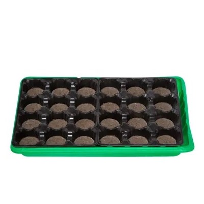 НАБОР для выращивания рассады с торфянными таблетками 41мм. (24таблеток d.41+кассета+ лоток)