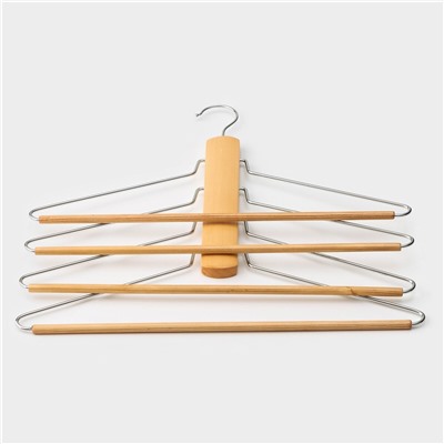 Плечики - вешалки органайзер для одежды многоуровневые ladо́m bois, 41×38 см, сорт а, цвет светлое дерево LaDо́m