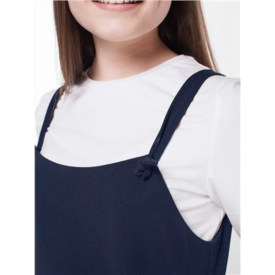 100637_OLG Комплект (футболка с длинным рукавом, сарафан)  для девочки