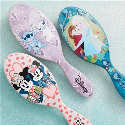 Wet Brush Расческа для спутанных волос / Original Detangler Disney Love Mickey And Minnie BWRDISLVMM, розовый