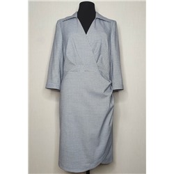 Платье Bazalini 4524 сине-белая лапка
