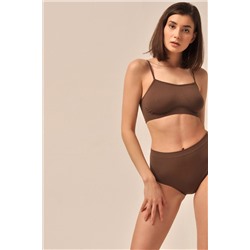 MY Трусы женские SL016 SLIP MAXI (1/100) (brownie (темно-коричневый) MY #779755