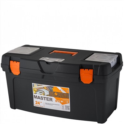 Ящик для инструментов Маster 24" 610*315*310мм серо-свинц/оранжевый BR6006 /ПЦ/