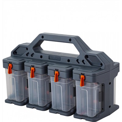 Органайзер пластм. 8 модулей серо-свинцовый/оранжевый Blocker Expert BR394912026 1/5