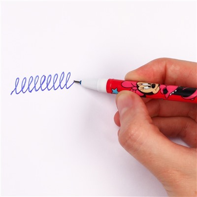 Ручка пиши стирай, 2 штуки, 4 стержня, минни маус Disney