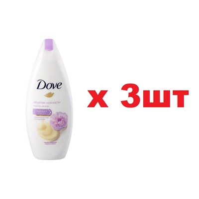 Dove Крем-гель для душа 250мл Аромат сливочной ванили и пиона цена за 1 шт