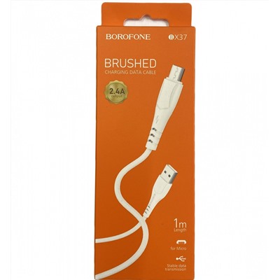 Кабель USB для зарядки Micro 1,0м 2,4A BX37