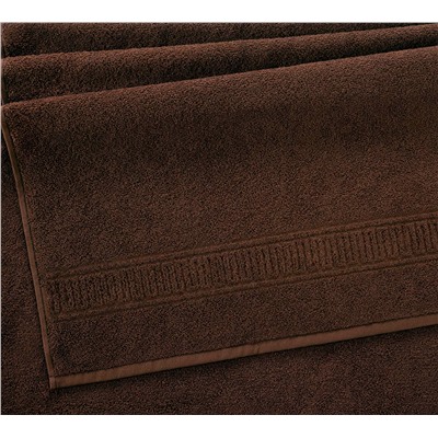 Полотенце махровое Орнамент коричневый Текс-Дизайн