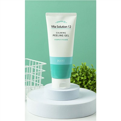 Jigott Успокавающий пилинг-гель для лица / Vita Solution 12 Calming Peeling Gel, 180 мл