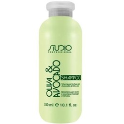 Kapous Studio Professional Шампунь для волос с маслами Авокадо и Оливы 350л.