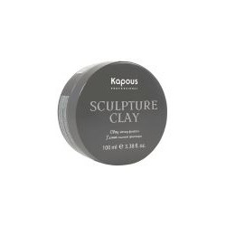 Kapous Глина для укладки волос нормальной фиксации «Sculpture Clay» серии “Styling” 100 мл.