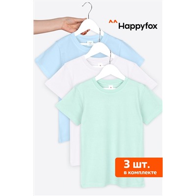 Набор детских футболок 3 шт. Happy Fox
