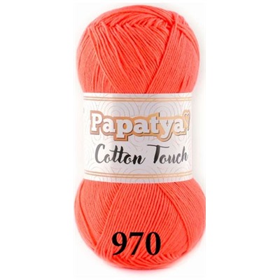 Пряжа Kamgarn Cotton Touch Papatya (моток 100 г/300 м)