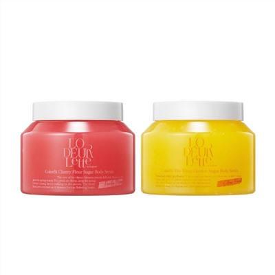 LODEURLETTE Сахарный скраб для тела с ароматом иланг-иланг / In England Colorfit The Ylang Garden Sugar Scrub, 500 г